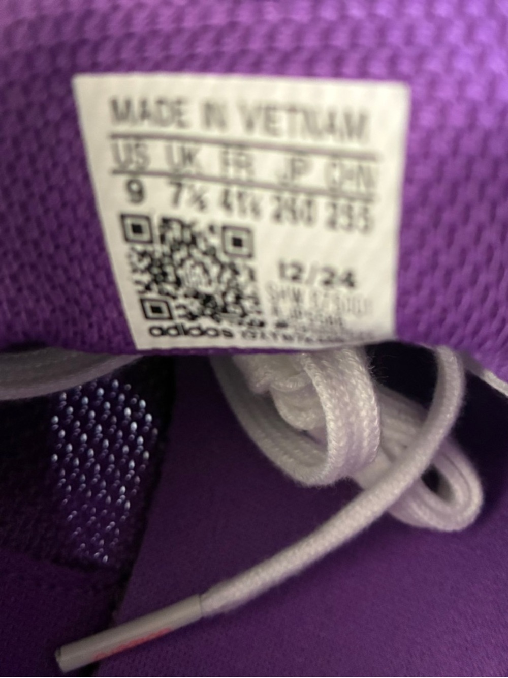 Adidas Adizero Aruku /Active Purple Solar Green" colorway / Women Size 9 / NWT - Picture 10 of 12